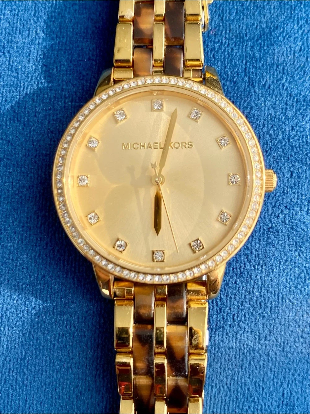 Gold and Tortiseshell Michael Kors Watch